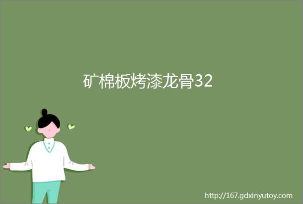 矿棉板烤漆龙骨32